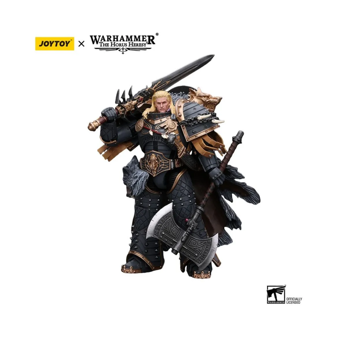 JoyToy Space Marines - Space Wolves Leman Russ Primarch of the VIth Legion - 1/18 - Warhammer The Horus Heresy