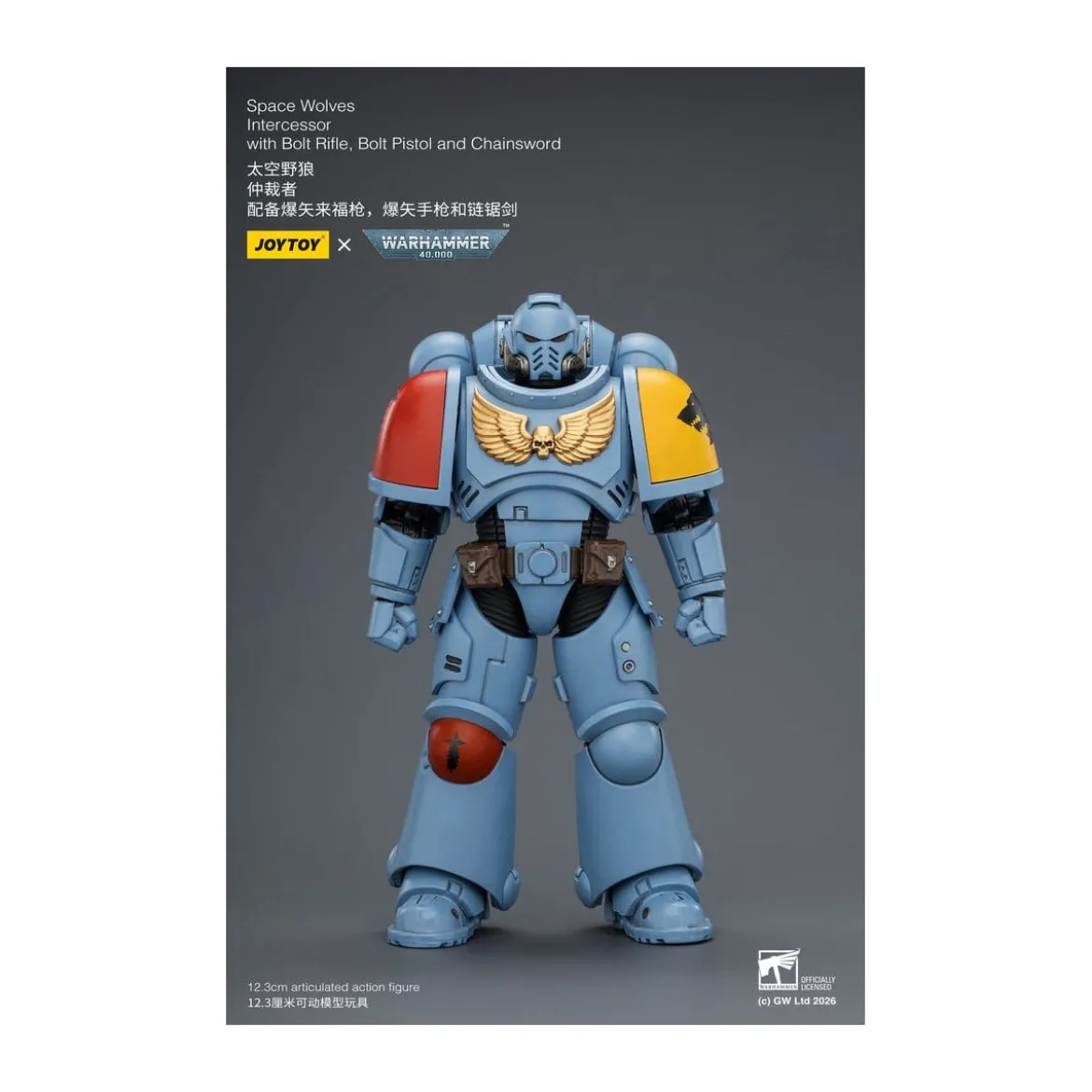 JoyToy Space Marines - Space Wolves - Intercessors 1/18 - Warhammer 40K