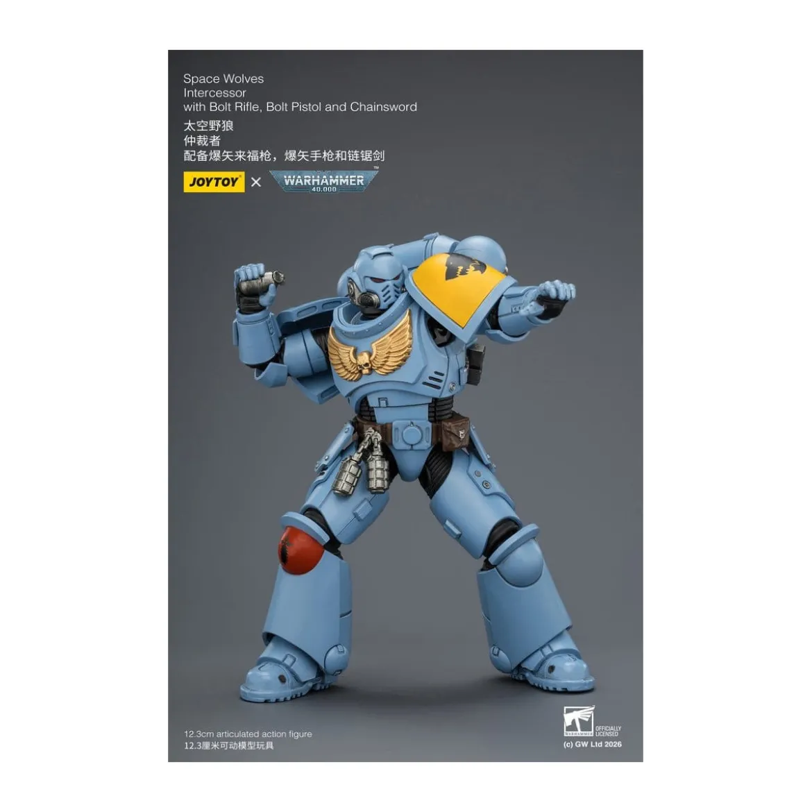 JoyToy Space Marines - Space Wolves - Intercessors 1/18 - Warhammer 40K