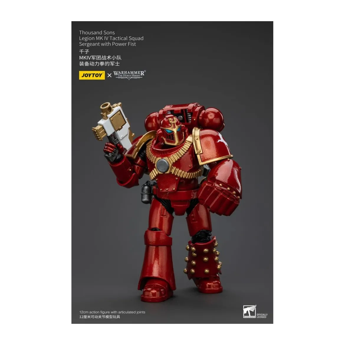JoyToy Space Marines - Thousand sons - Legion MK IV Tactical Squad Sergeant with Power Fist