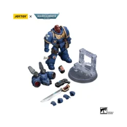 JoyToy - Space Marines - Ultramarines - Jump Pack Intercessors Sergeant With Plasma Pistol And Power Sword 1/18