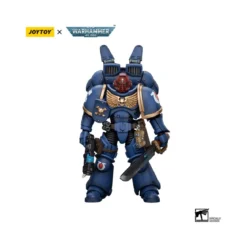 JoyToy - Space Marines - Ultramarines - Jump Pack Intercessors Sergeant With Plasma Pistol And Power Sword 1/18