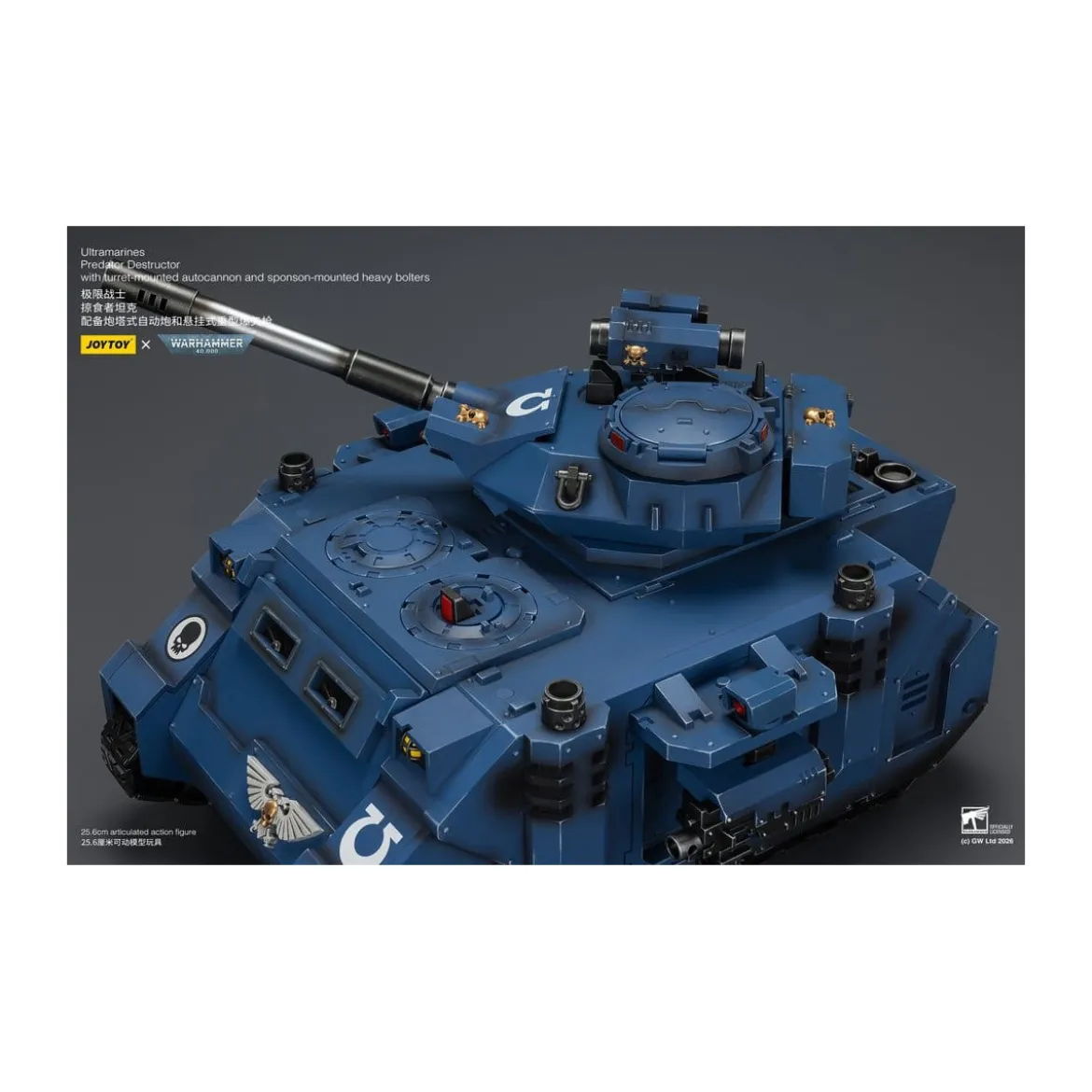 JoyToy - Space Marines - Ultramarines - Predator Destructor 1/18 - Warhammer 40K