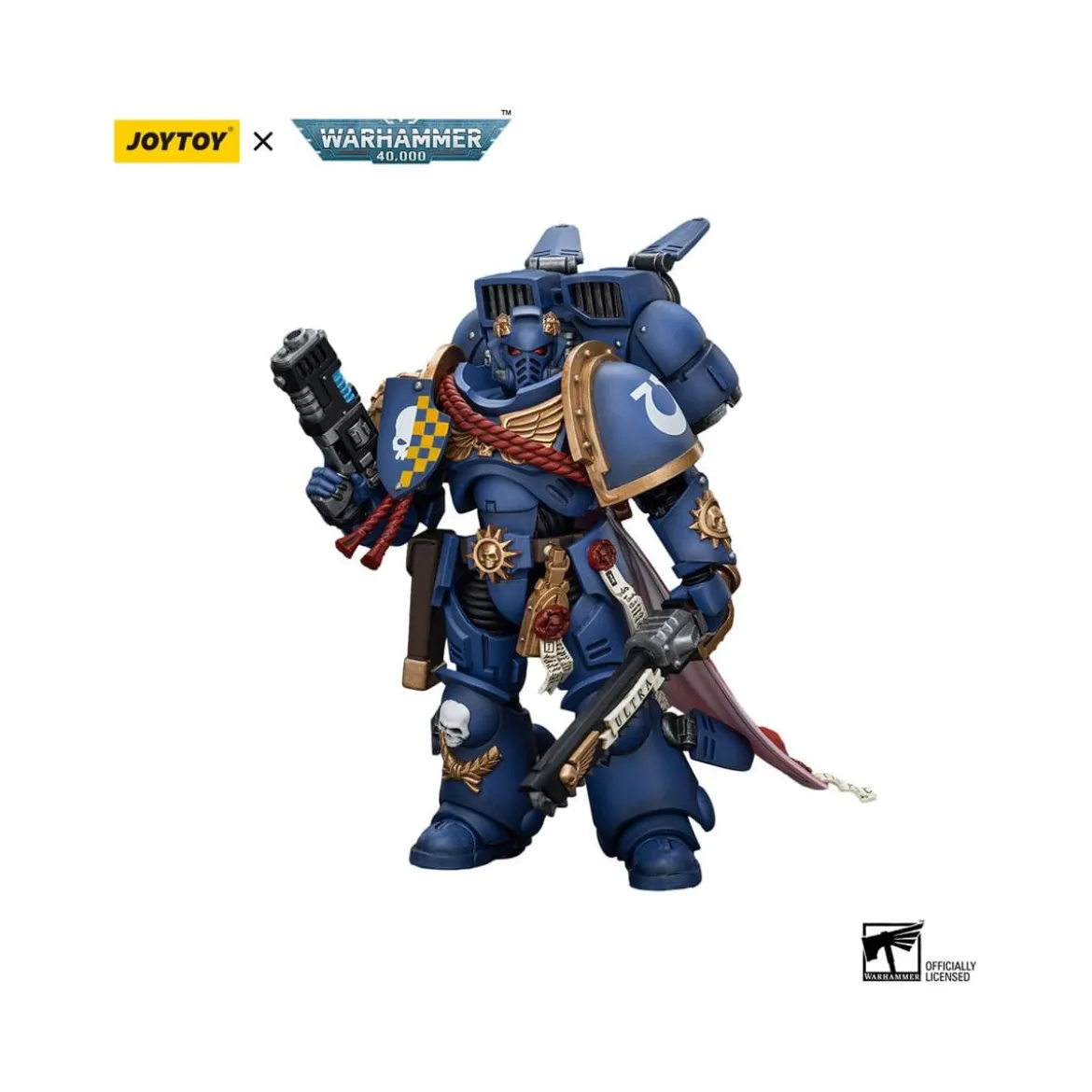 JoyToy - Space Marines - Ultramarines - Captain With Jump Pack 1/18 - Warhammer 40K