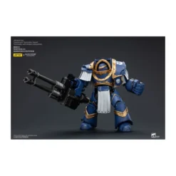 JoyToy - Space Marines - Ultramarines - Cataphractii Terminator Squad - Terminator with Reaper Autocannon 1/18