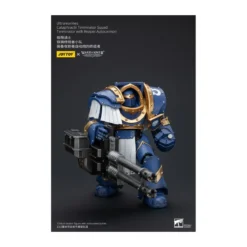 JoyToy - Space Marines - Ultramarines - Cataphractii Terminator Squad - Terminator with Reaper Autocannon 1/18