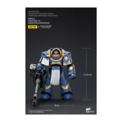 JoyToy - Space Marines - Ultramarines - Cataphractii Terminator Squad - Terminator with Reaper Autocannon 1/18