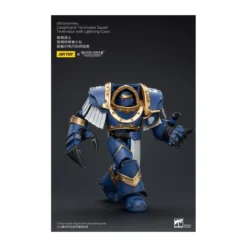 JoyToy - Space Marines - Ultramarines - Cataphractii Terminator Squad - Terminator with Lightning Claws 1/18