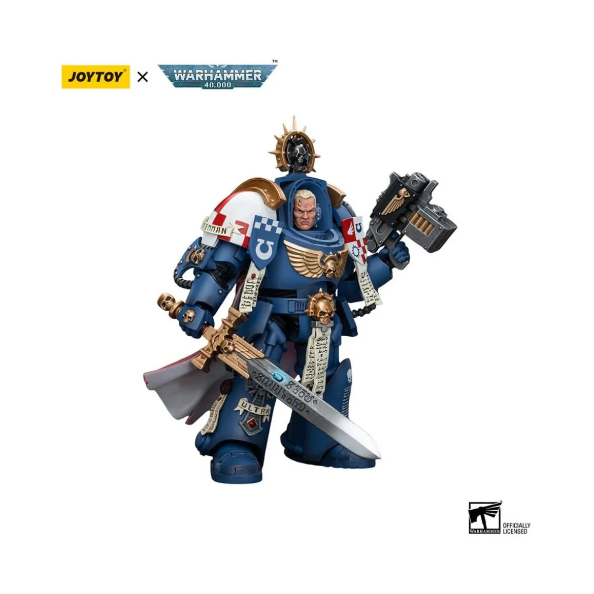 JoyToy - Space Marines - Ultramarines - Terminator Captain Severus Agemman 1/18 - Warhammer 40K
