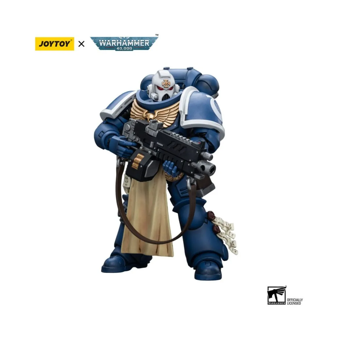 JoyToy - Space Marines - Ultramarines - Sternguard Veteran with Auto Bolt Rifle 1/18 - Warhammer 40K