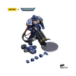 JoyToy Space Marines - Ultramarines - Desolation Marine with Castellan Launcher (Superfrag) 1/18