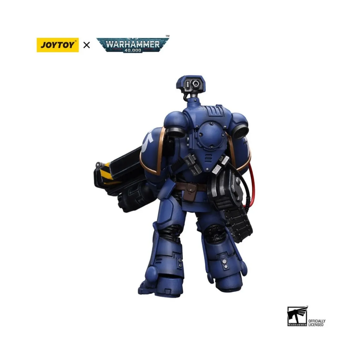 JoyToy Space Marines - Ultramarines - Desolation Marine with Castellan Launcher (Superkrak) 1/18