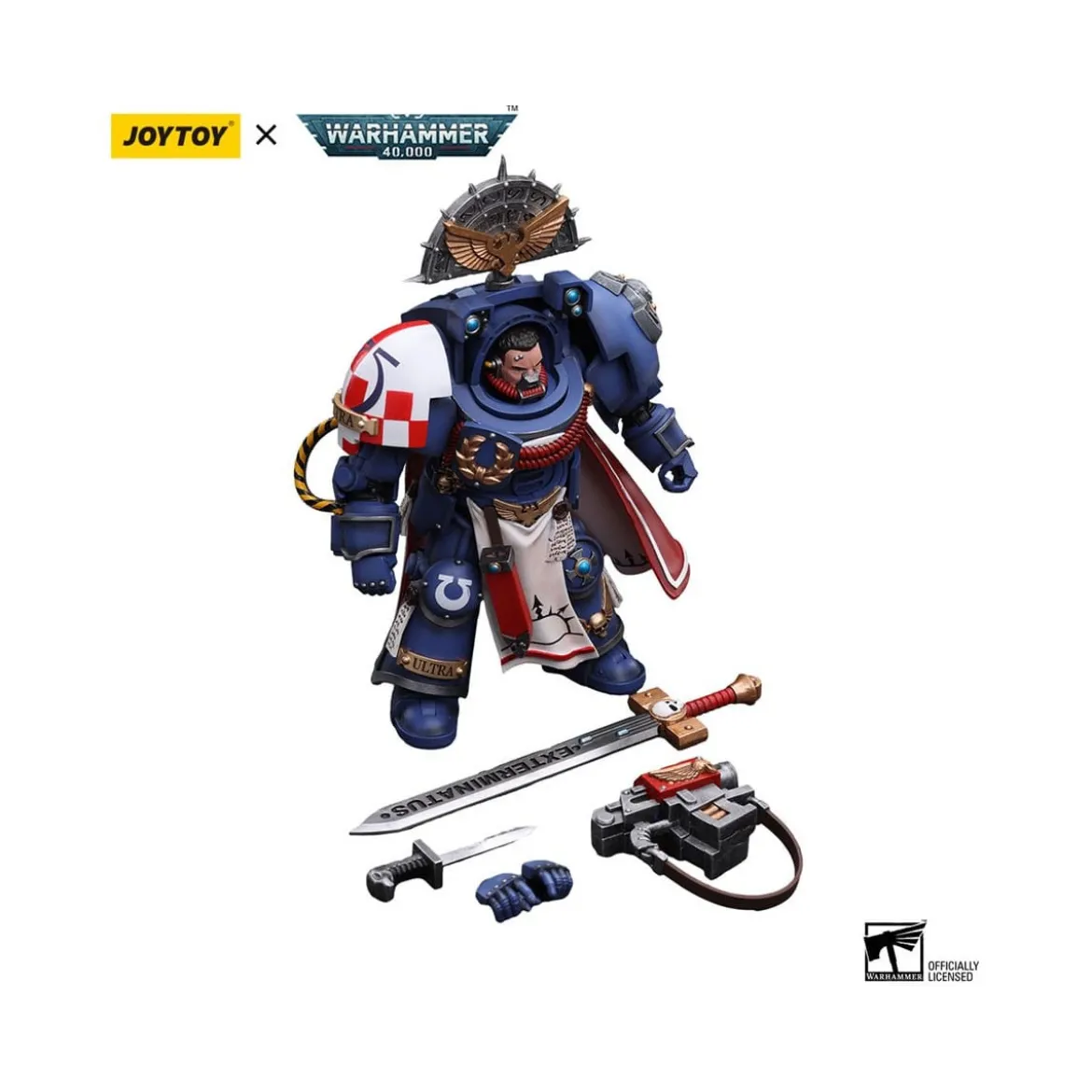JoyToy Space Marines - Ultramarines - Terminator Captain 1/18 - Warhammer 40K