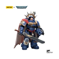 JoyToy Space Marines - Ultramarines - Ultramarines Captain in Gravis Armour 1/18 - Warhammer 40K