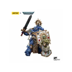 JoyToy - Space Marines - Ultramarines - Primaris Captain with Relic Shield and Power Sword 1/18 - Warhammer 40K