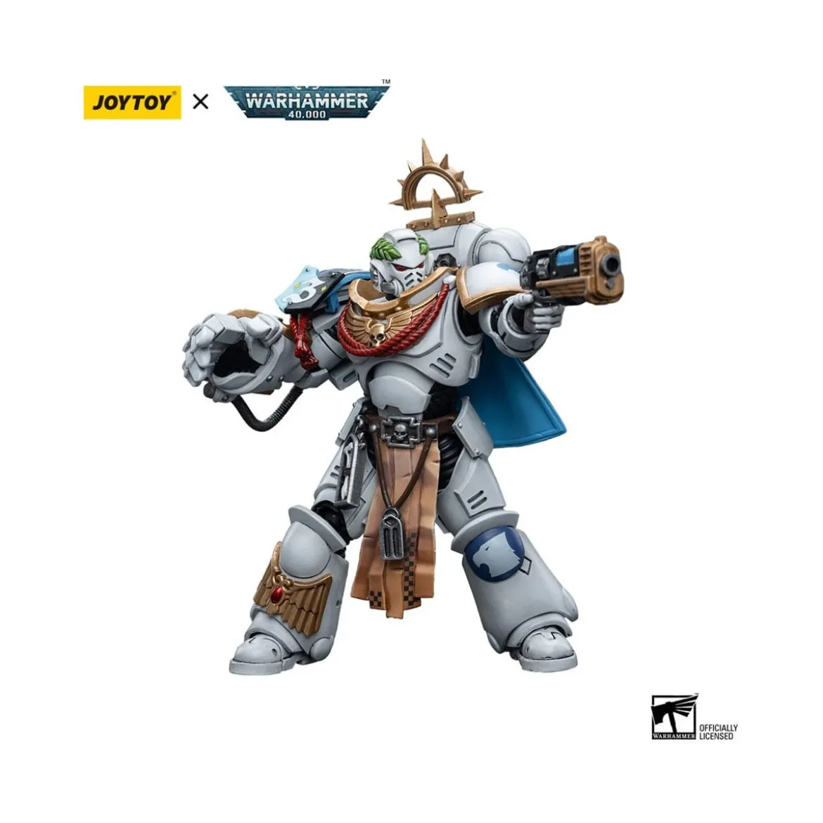 JoyToy Space Marines - White Consuls - Captain Messinius 1/18 - Warhammer 40K