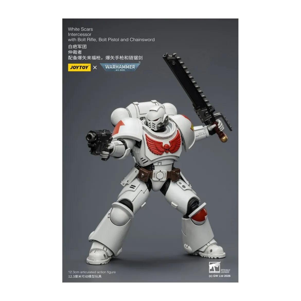 JoyToy Space Marines - White Scars - Intercessors 1/18 - Warhammer 40K