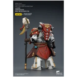 JoyToy Space Marines - White Scars - Stormseer Consul with Force Staff and Bolt Pistol 1/18 - The Horus Heresy