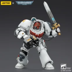 JoyToy Space Marines - White Scars - Terminator 1 with Power Sword and Storm Bolter 1/18 - Warhammer 40k