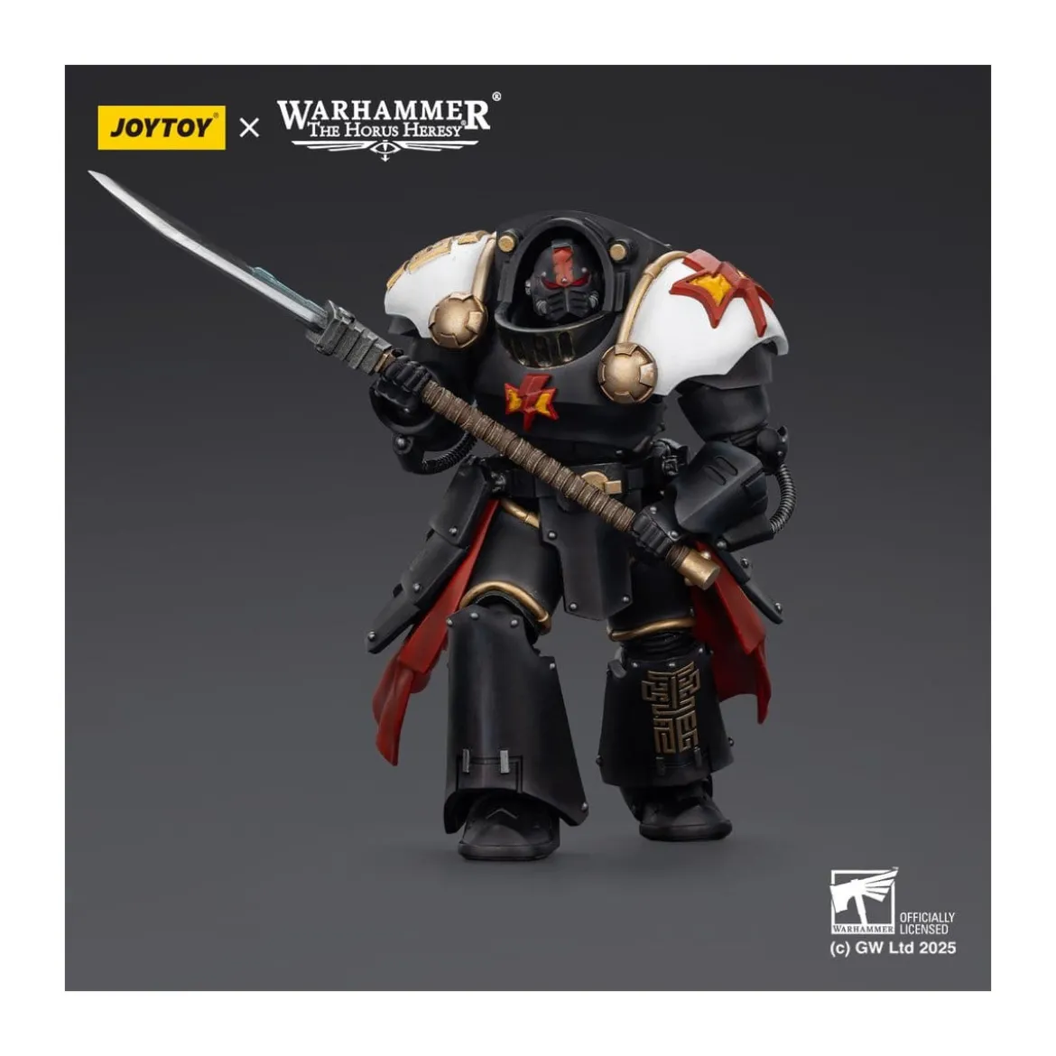 JoyToy Space Marines - White Scars - Ebon Keshig Terminator 2 with Power Glaive 1/18 - The Horus Heresy