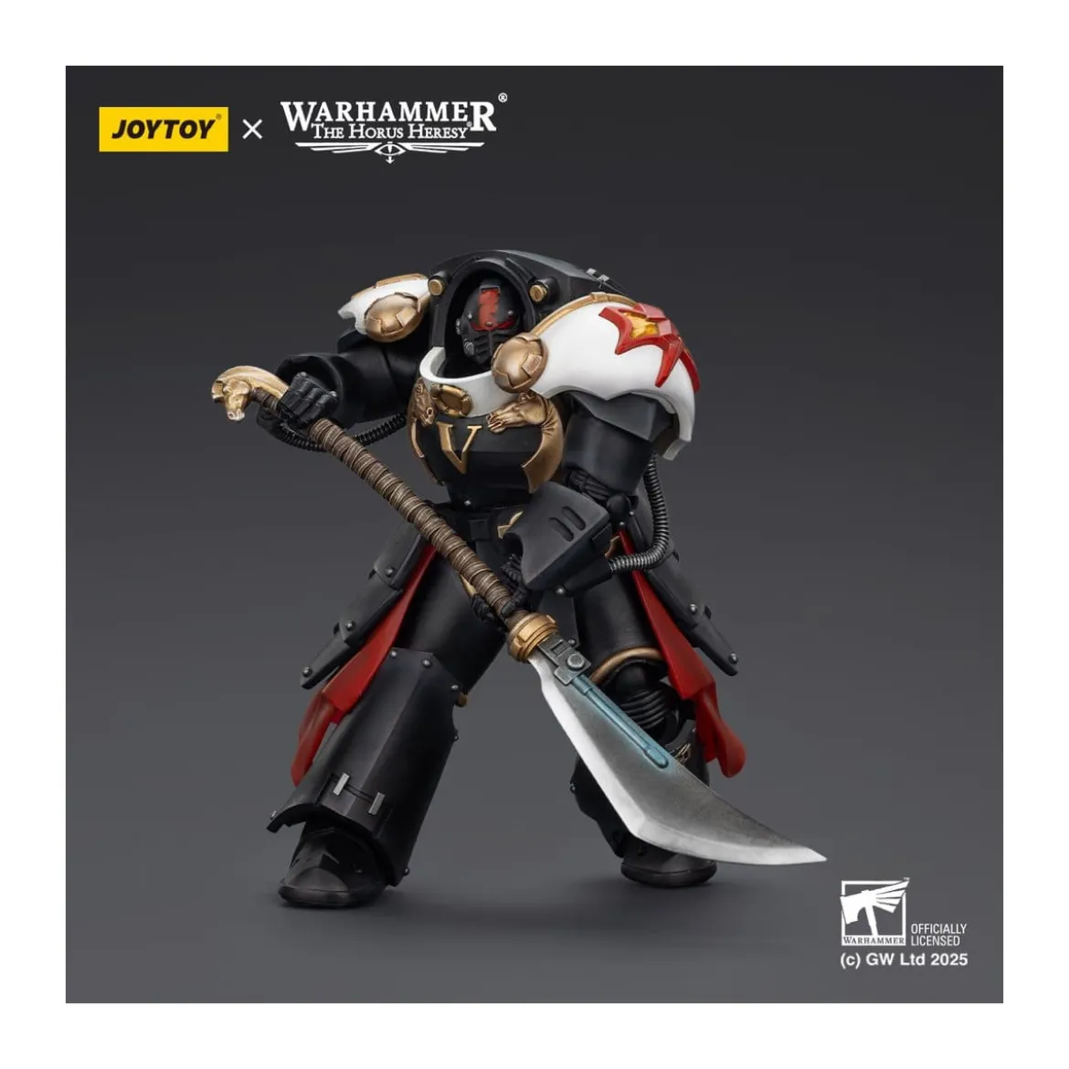 JoyToy Space Marines - White Scars - Ebon Keshig Terminator 1 with Power Glaive 1/18 - The Horus Heresy
