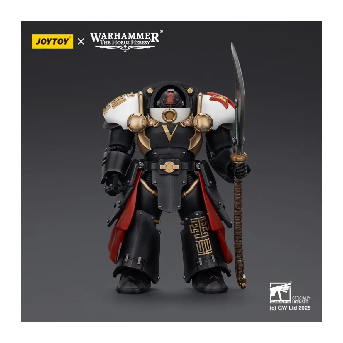 JoyToy Space Marines - White Scars - Ebon Keshig Terminator 1 with Power Glaive 1/18 - The Horus Heresy