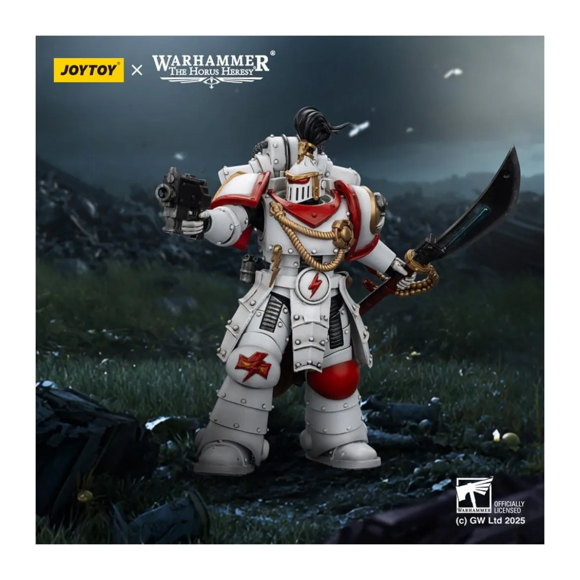 JoyToy Space Marines - White Scars - Legion Praetor 1/18 - The Horus Heresy