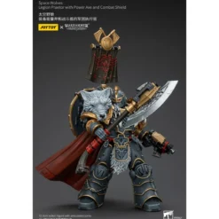 JoyToy - Space Wolves - Legion Praetor with Power Axe and Combat Shield 1/18