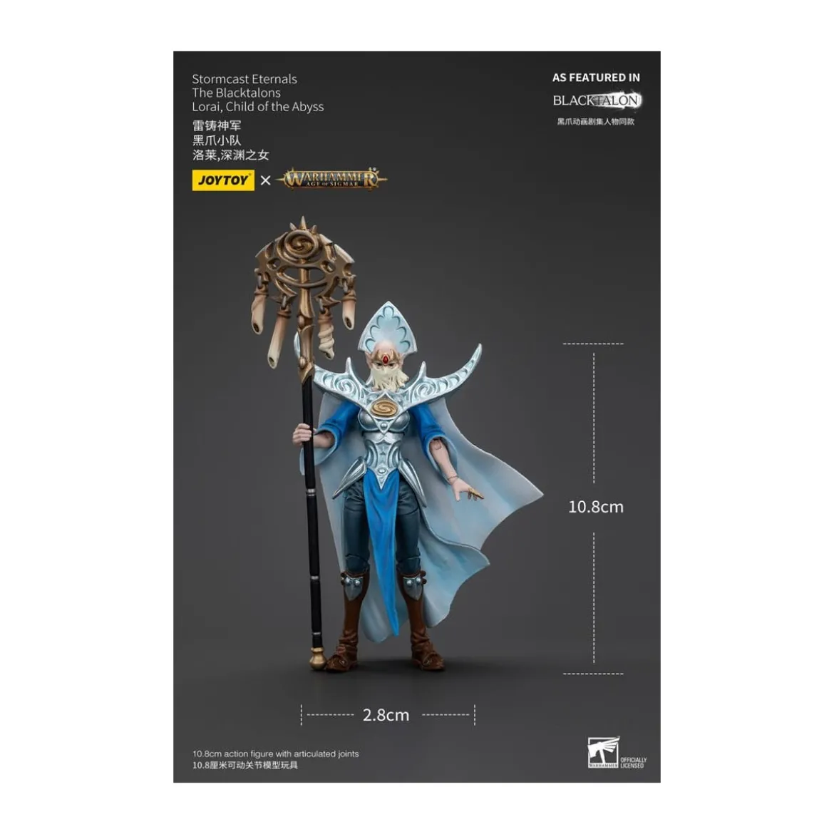 JoyToy - Stormcast Eternals The Blacktalons - Lorai Child of the Abyss 1/18 - Warhammer Age of Sigmar