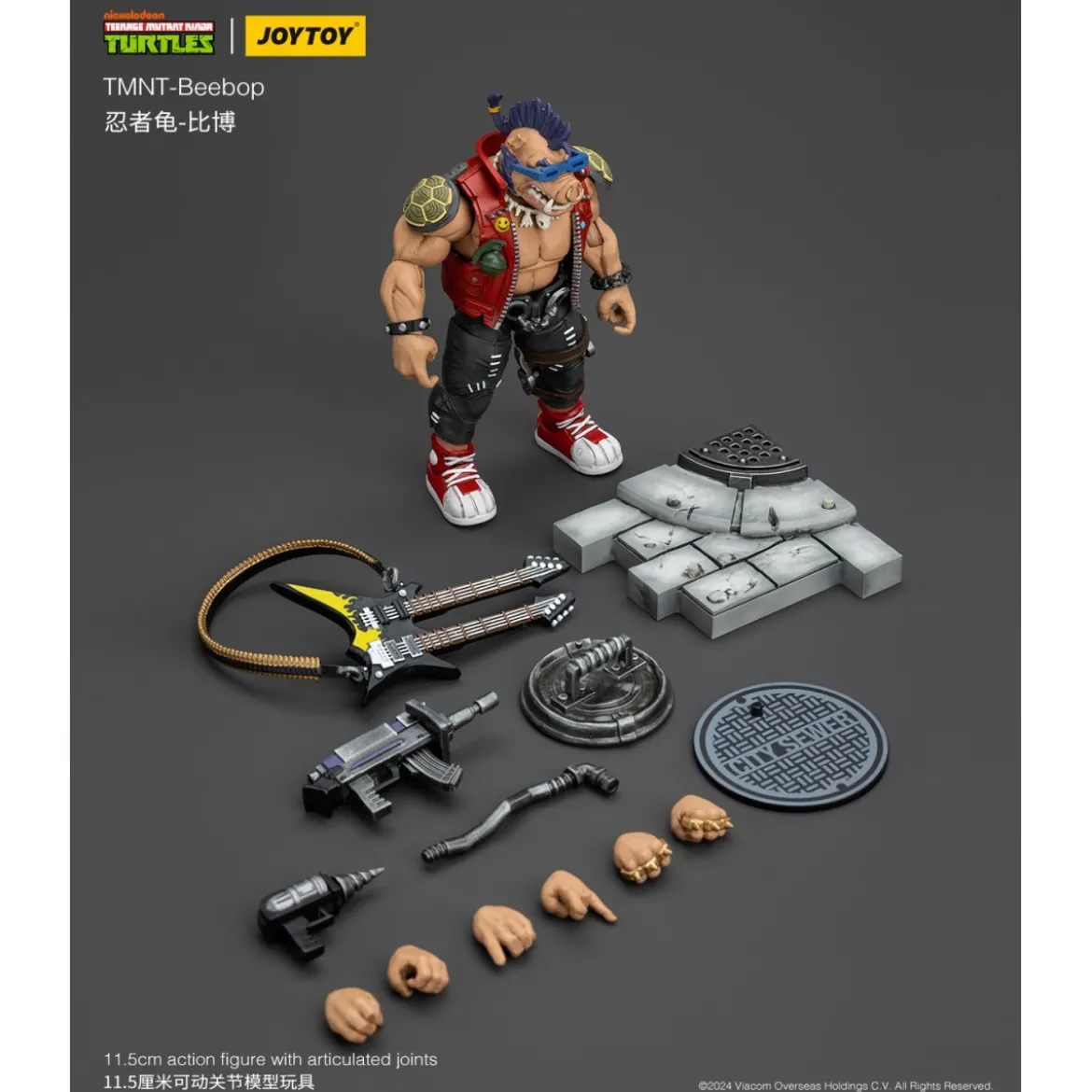 JoyToy TMNT - Bebop - Teenage Mutant Ninja Turtles 1/18