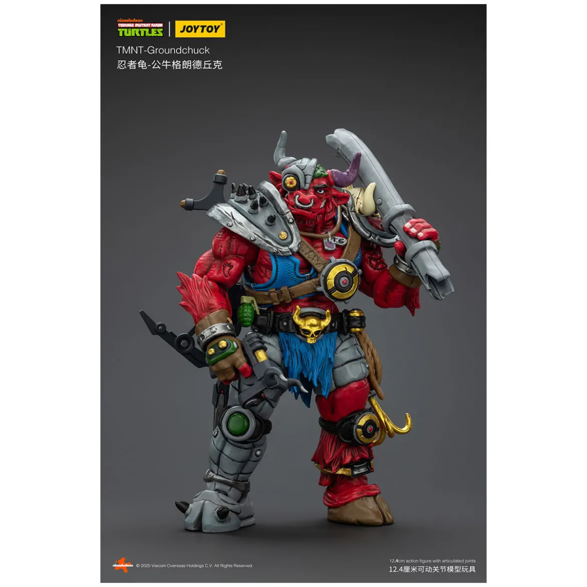 JoyToy TMNT - Groundchuck - Teenage Mutant Ninja Turtles 1/18