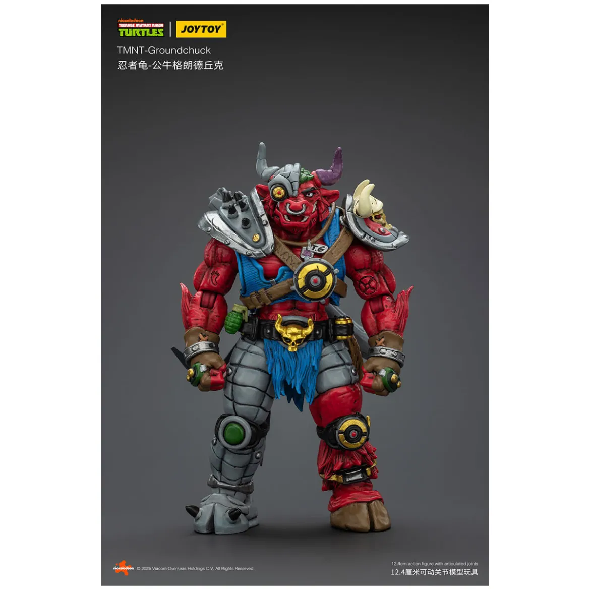 JoyToy TMNT - Groundchuck - Teenage Mutant Ninja Turtles 1/18