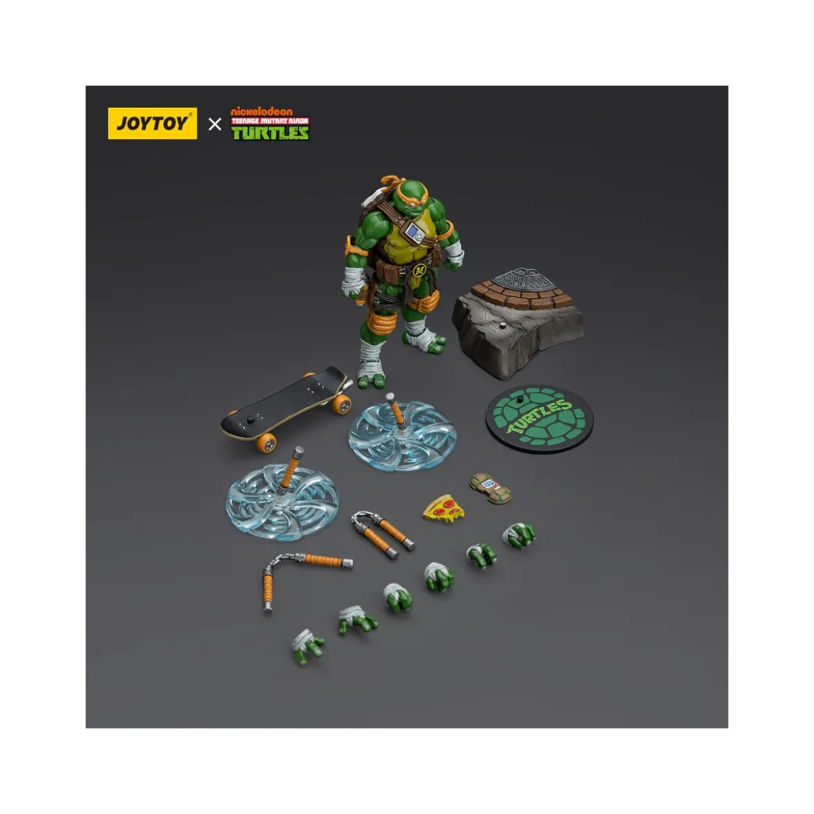 JoyToy TMNT - Michelangelo - Teenage Mutant Ninja Turtles 1/18