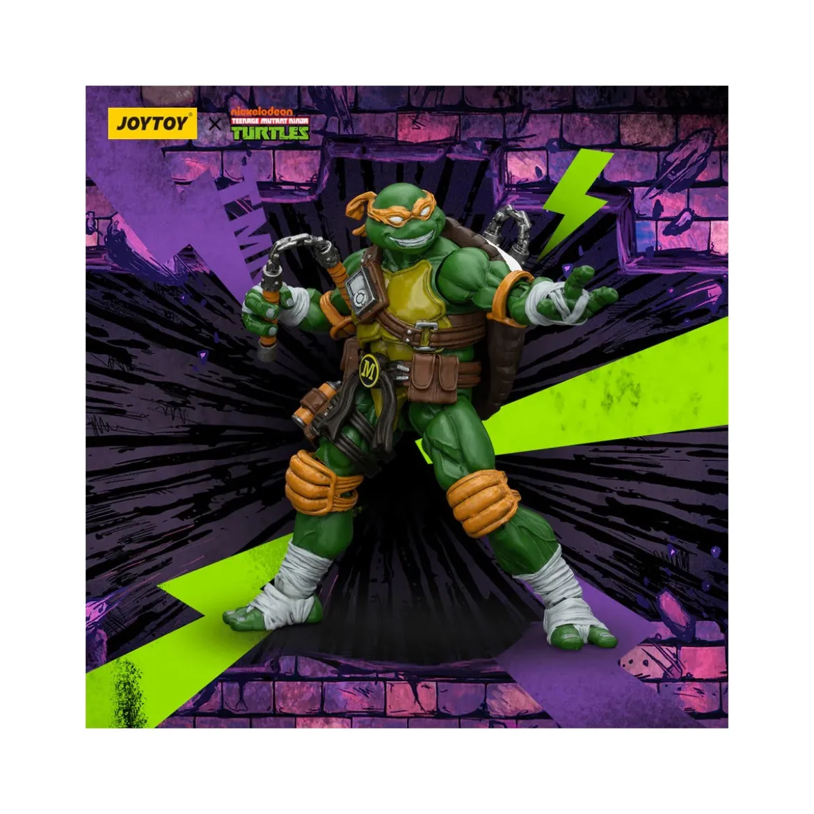 JoyToy TMNT - Michelangelo - Teenage Mutant Ninja Turtles 1/18