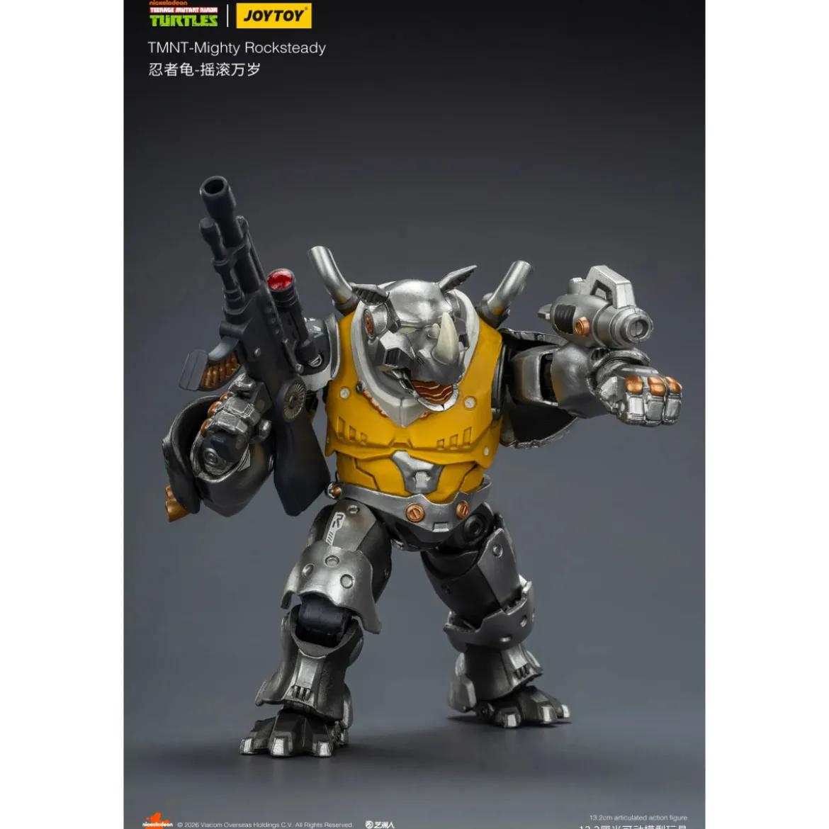 JoyToy TMNT - Mighty Rocksteady - Teenage Mutant Ninja Turtles 1/18