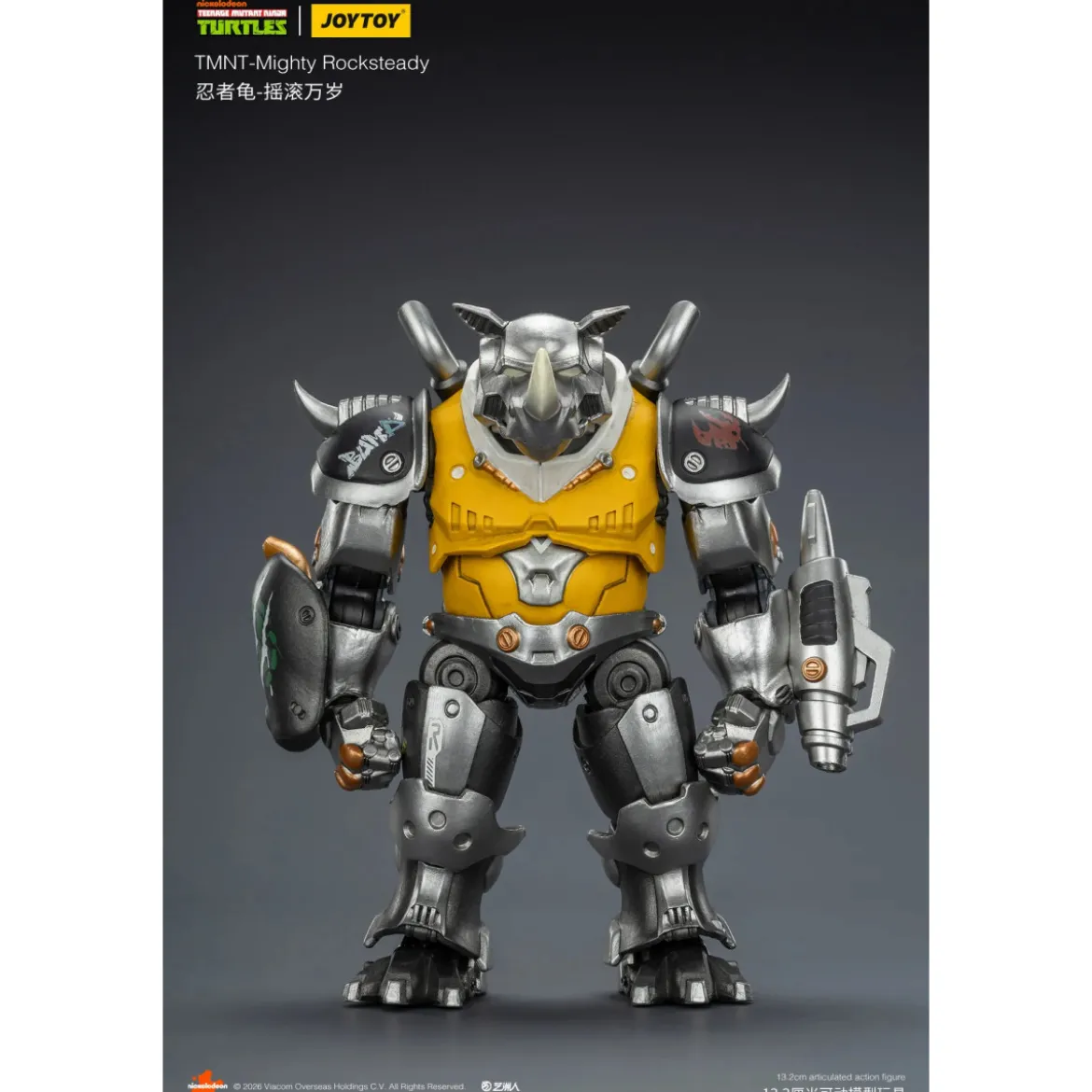 JoyToy TMNT - Mighty Rocksteady - Teenage Mutant Ninja Turtles 1/18