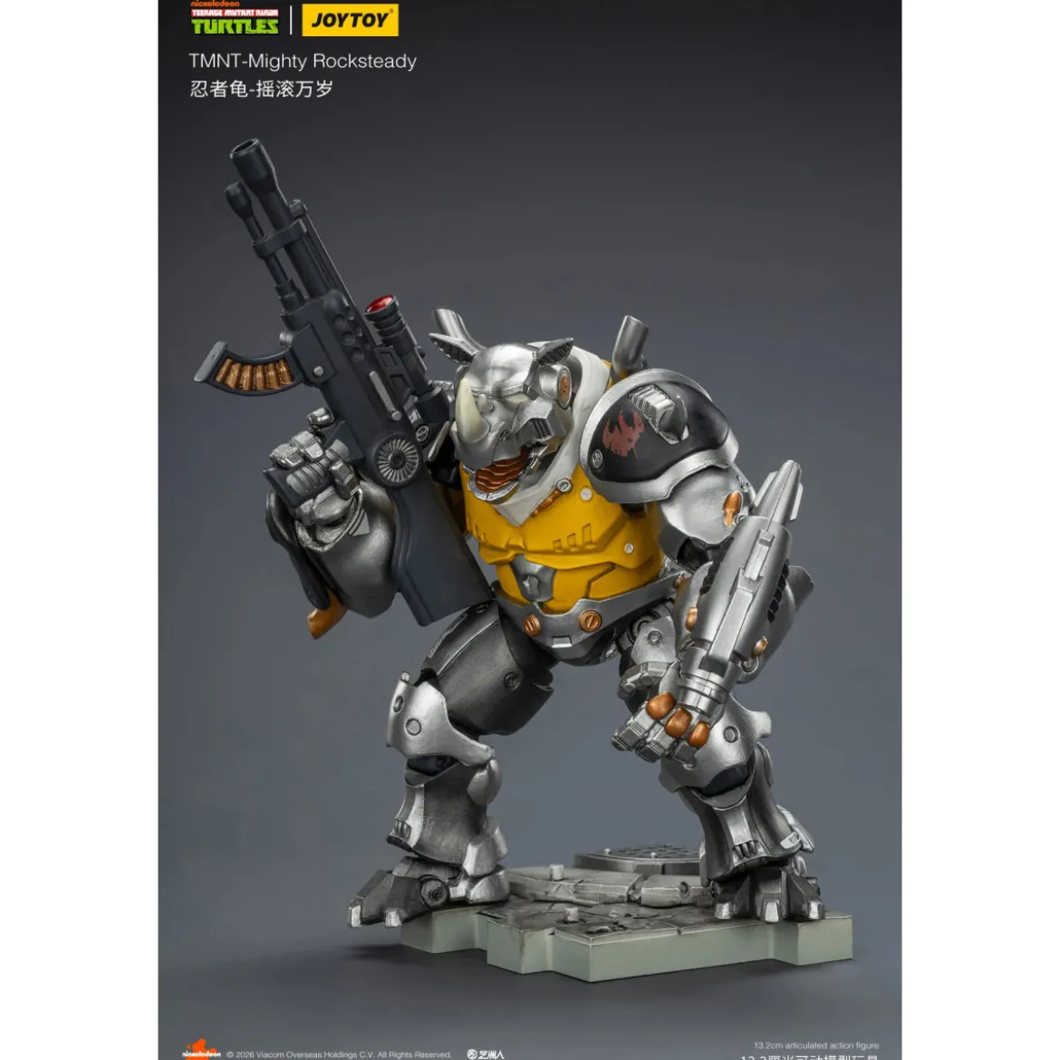JoyToy TMNT - Mighty Rocksteady - Teenage Mutant Ninja Turtles 1/18