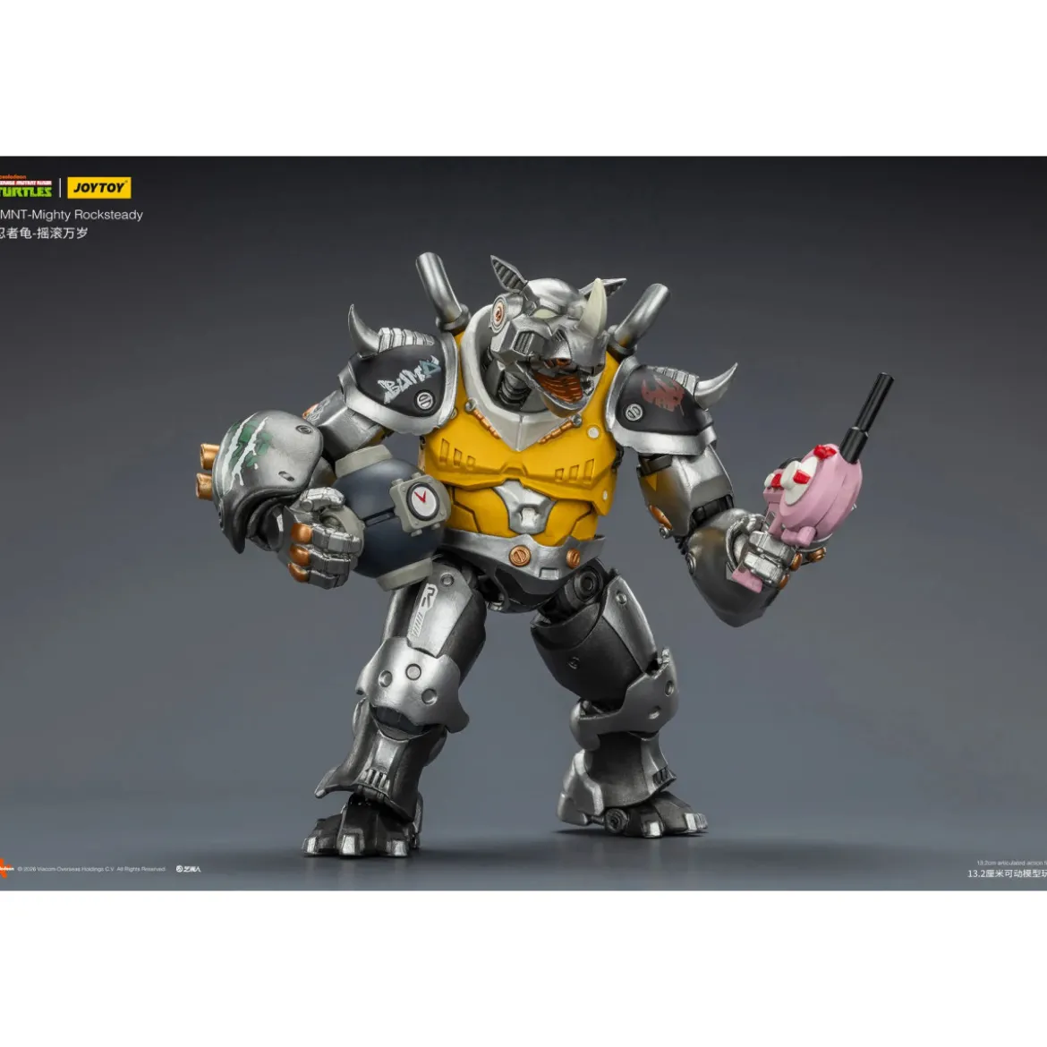 JoyToy TMNT - Mighty Rocksteady - Teenage Mutant Ninja Turtles 1/18