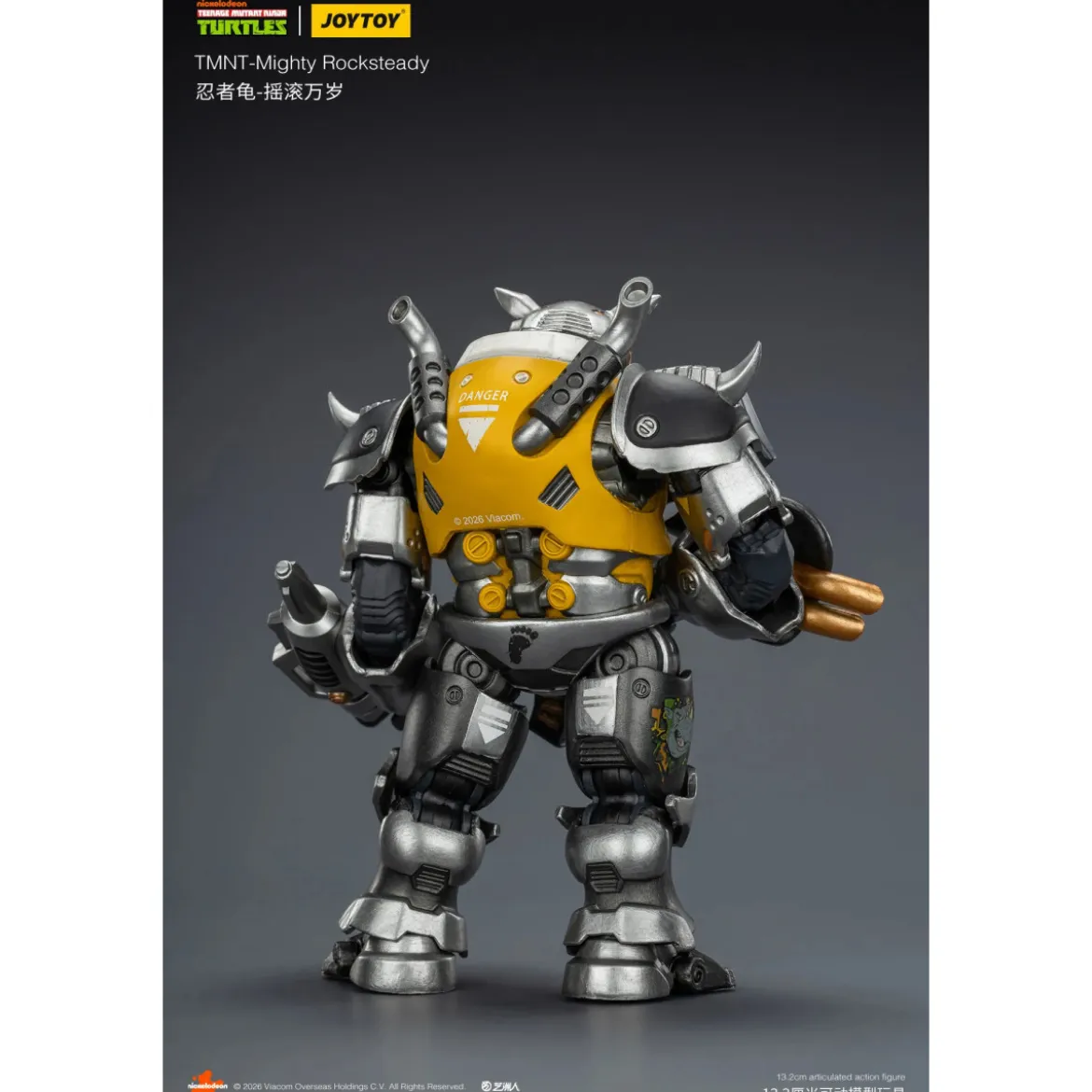 JoyToy TMNT - Mighty Rocksteady - Teenage Mutant Ninja Turtles 1/18