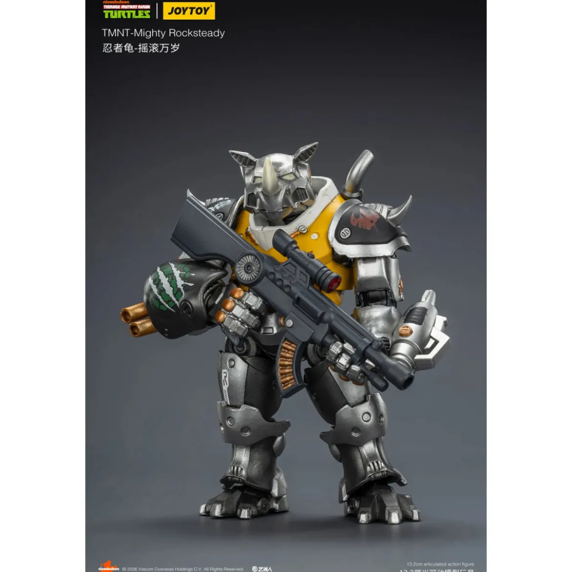 JoyToy TMNT - Mighty Rocksteady - Teenage Mutant Ninja Turtles 1/18