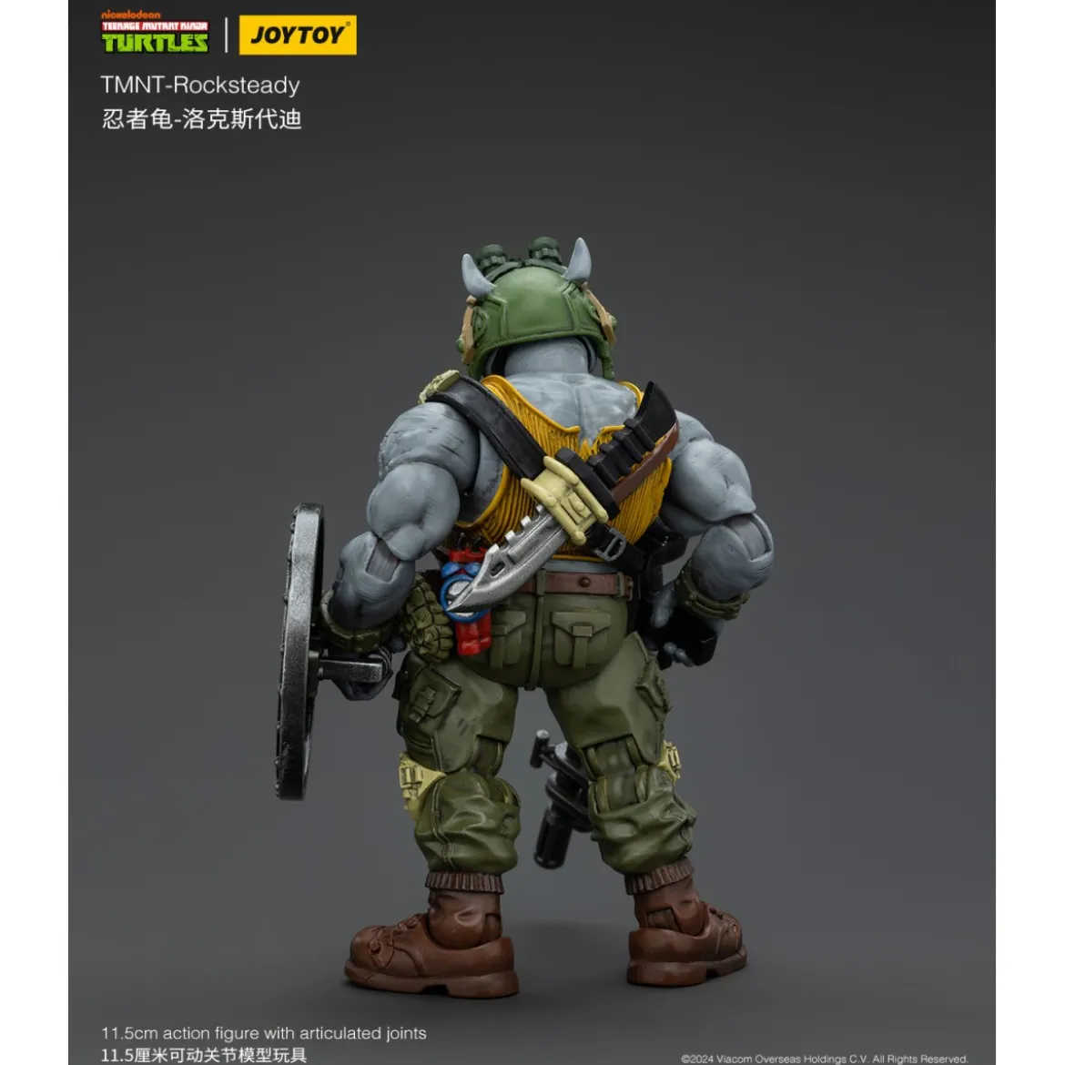 JoyToy TMNT - Rocksteady - Teenage Mutant Ninja Turtles 1/18
