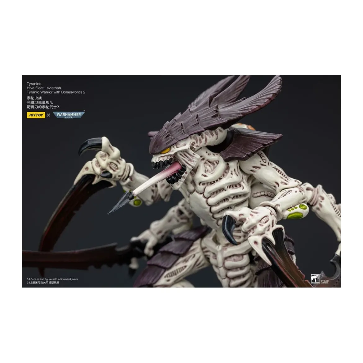 JoyToy Tyranids - Hive Fleet Leviathan Warrior with Boneswords 2 1/18 - Warhammer 40K