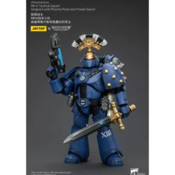 JoyToy - Ultramarines - Legion MKVI Tactical Squad Sergeant with Plasma Pistol and Power Sword 1/18