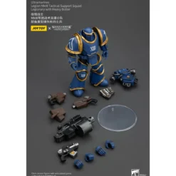 JoyToy - Ultramarines - Legion MKIII Tactical Support Squad Legionary with Heavy Bolter 1/18 - The Horus Heresy