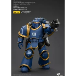JoyToy - Ultramarines - Legion MKIII Tactical Support Squad Legionary with Heavy Bolter 1/18 - The Horus Heresy