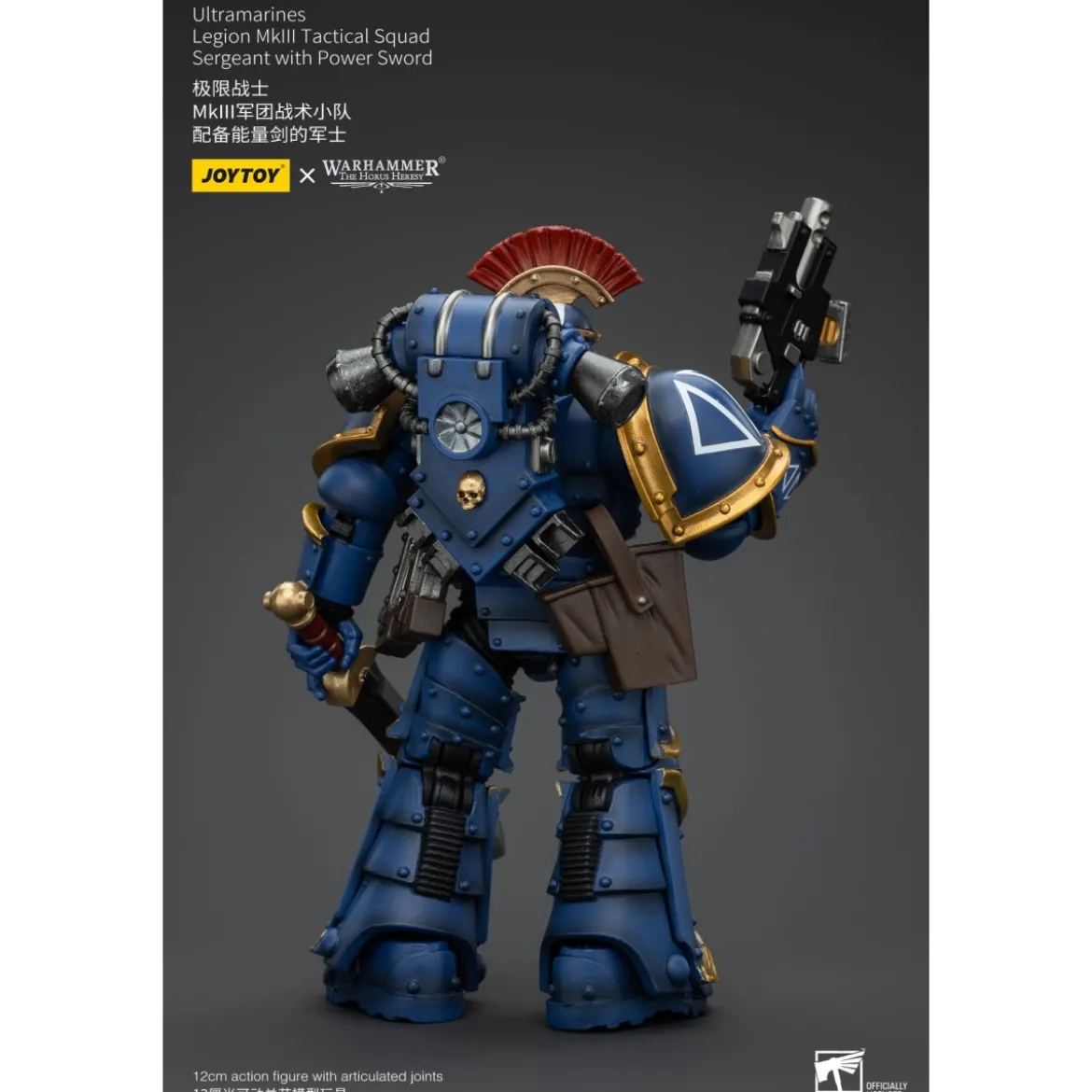 JoyToy - Ultramarines - Legion MKIII Tactical Squad Sergeant with Power Sword 1/18 - The Horus Heresy