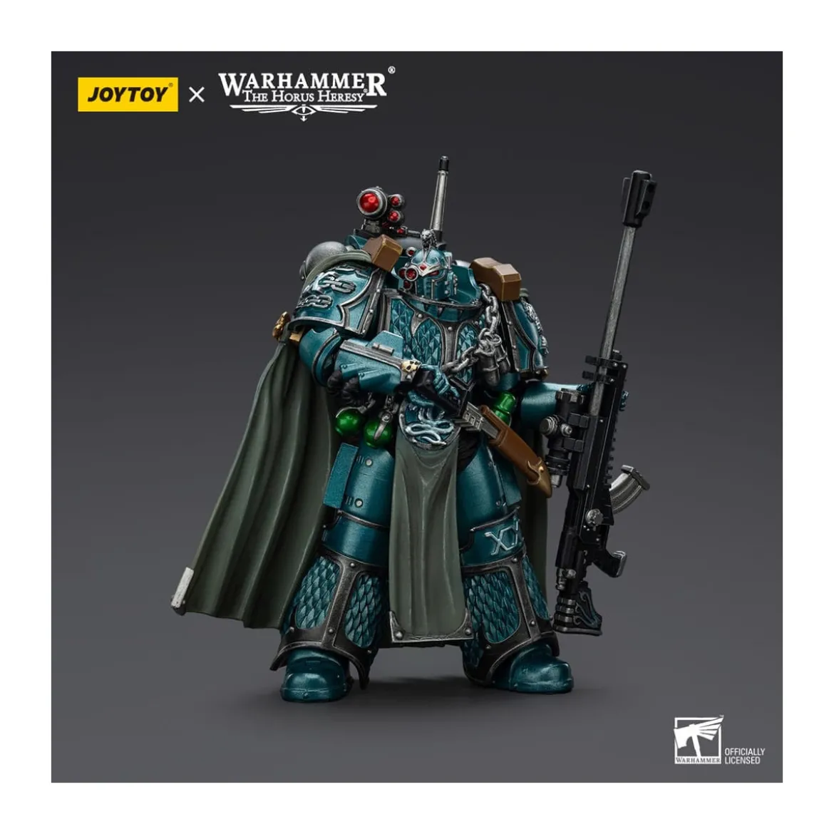 Joytoy - Warhammer - Alpha Legion - Exodus The One who is Many With Sniper Rifle And Power Dagger - The Horus Heresy