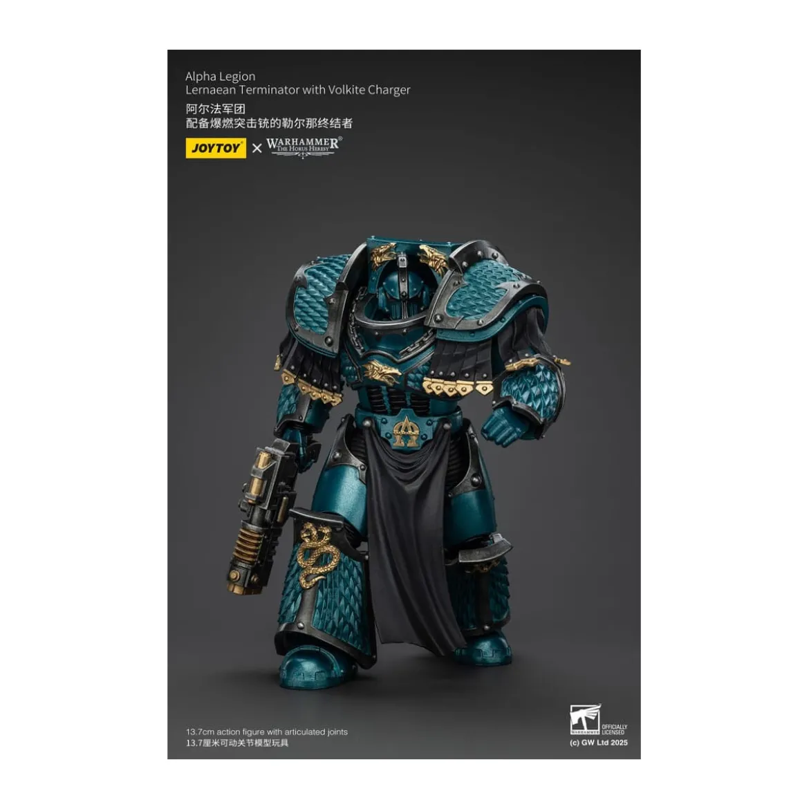 Joytoy - Warhammer - Alpha Legion - Lernaean Terminator with Volkite - The Horus Heresy