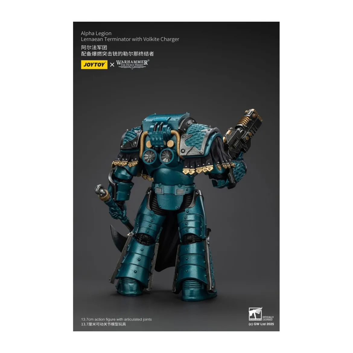 Joytoy - Warhammer - Alpha Legion - Lernaean Terminator with Volkite - The Horus Heresy