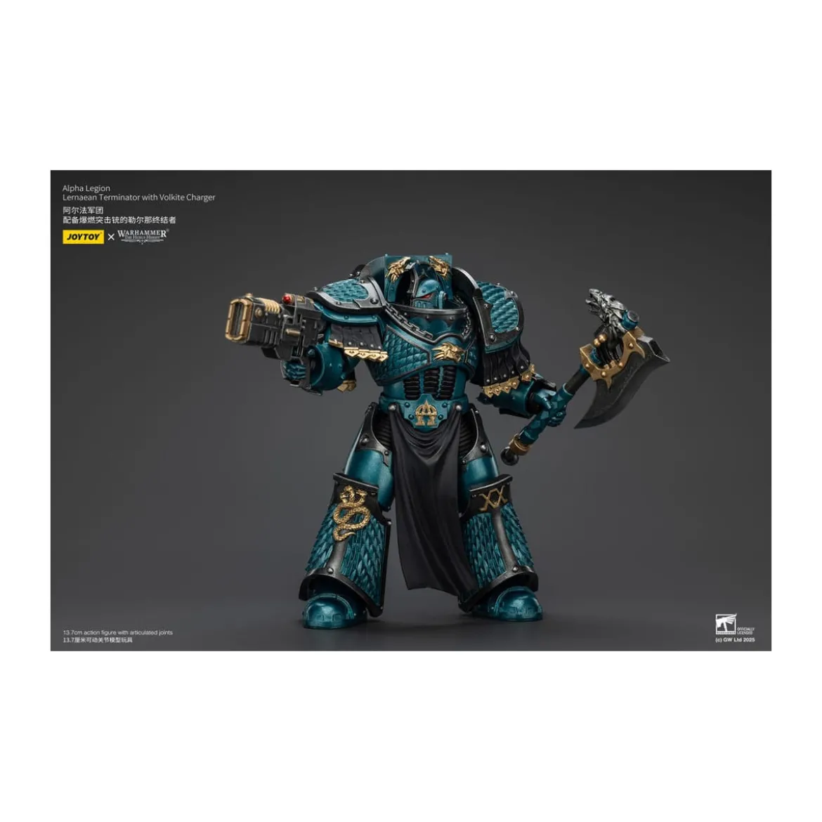 Joytoy - Warhammer - Alpha Legion - Lernaean Terminator with Volkite - The Horus Heresy